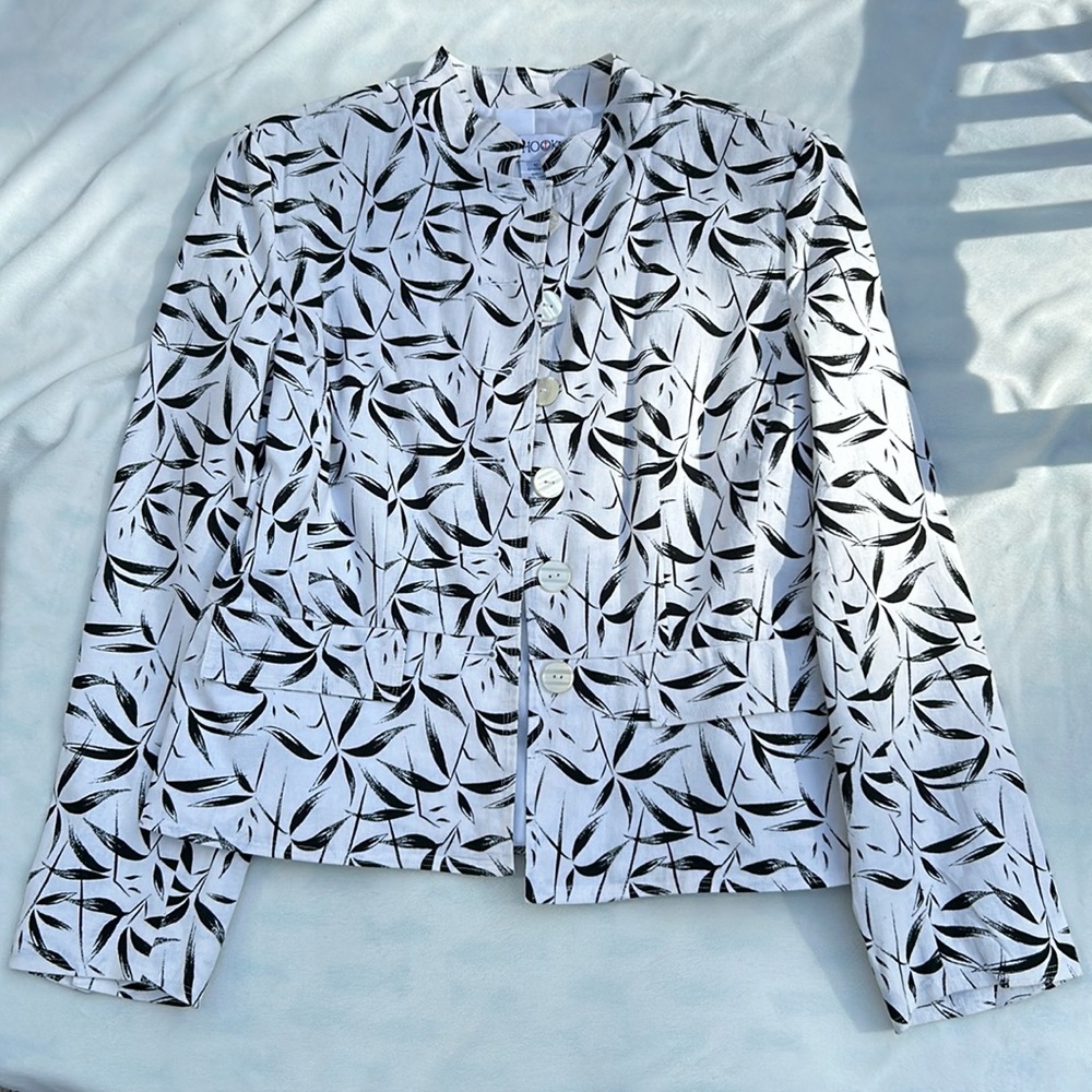 🍑LAST CHANCE🍑 JG Hook Lined Linen Blend Jacket